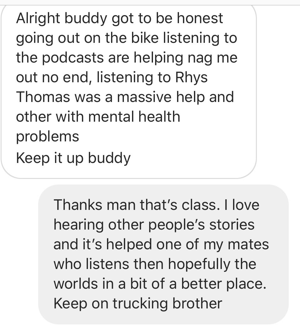 Catflap Chats Podcast (@catflapchats) on Twitter photo It’s not why I started the pod, but #mentalhealth is something I try to talk about every episode.
It’s a tough world out there, so keep taking just one small step forward each day, & remember to be nice to everyone where possible
<a href="/rhys_thomas3/">rhysthomas3</a> you’re inspiring people pal 👏🏽🙌🏽 It’s not why I started the pod, but #mentalhealth is something I try to talk about every episode.
It’s a tough world out there, so keep taking just one small step forward each day, & remember to be nice to everyone where possible
<a href="/rhys_thomas3/">rhysthomas3</a> you’re inspiring people pal 👏🏽🙌🏽