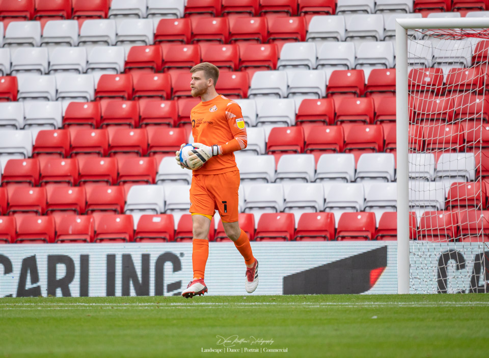 .<a href="/SunderlandAFC/">Sunderland AFC</a> goalkeeper <a href="/LeeBurge01/">Lee Burge</a> in action during yesterday's <a href="/SkyBetLeagueOne/">Sky Bet League One</a> 1-0 victory over @theposhofficial at the <a href="/StadiumOfLight/">Stadium of Light</a> #SunPosh #safc #sunderland