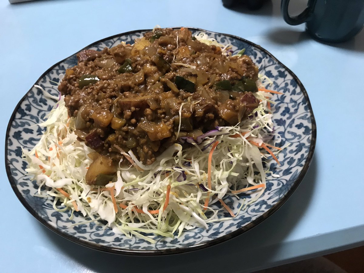 GyFpZbRFrCphxDI's tweet photo. 薩摩芋入りキーマカレーうまぁ〜 https://t.co/PhysWx64sA