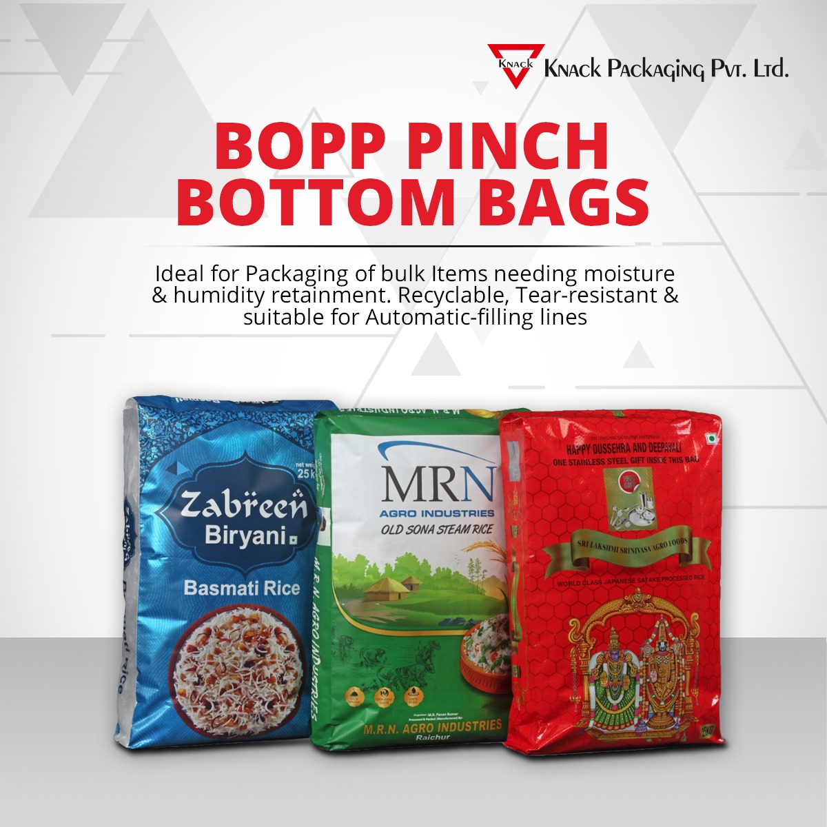 knack_packaging's tweet photo. Learn more about our most innovative product, the BOPP pinch bottom bag. A true market changer, this product has cemented our position as a market leader in packaging!
#KnackPackaging #LifeAtKnack #ExcellenceDelivered #GlobalLeaders #bopppinchbottombags https://t.co/tFBQijKrML