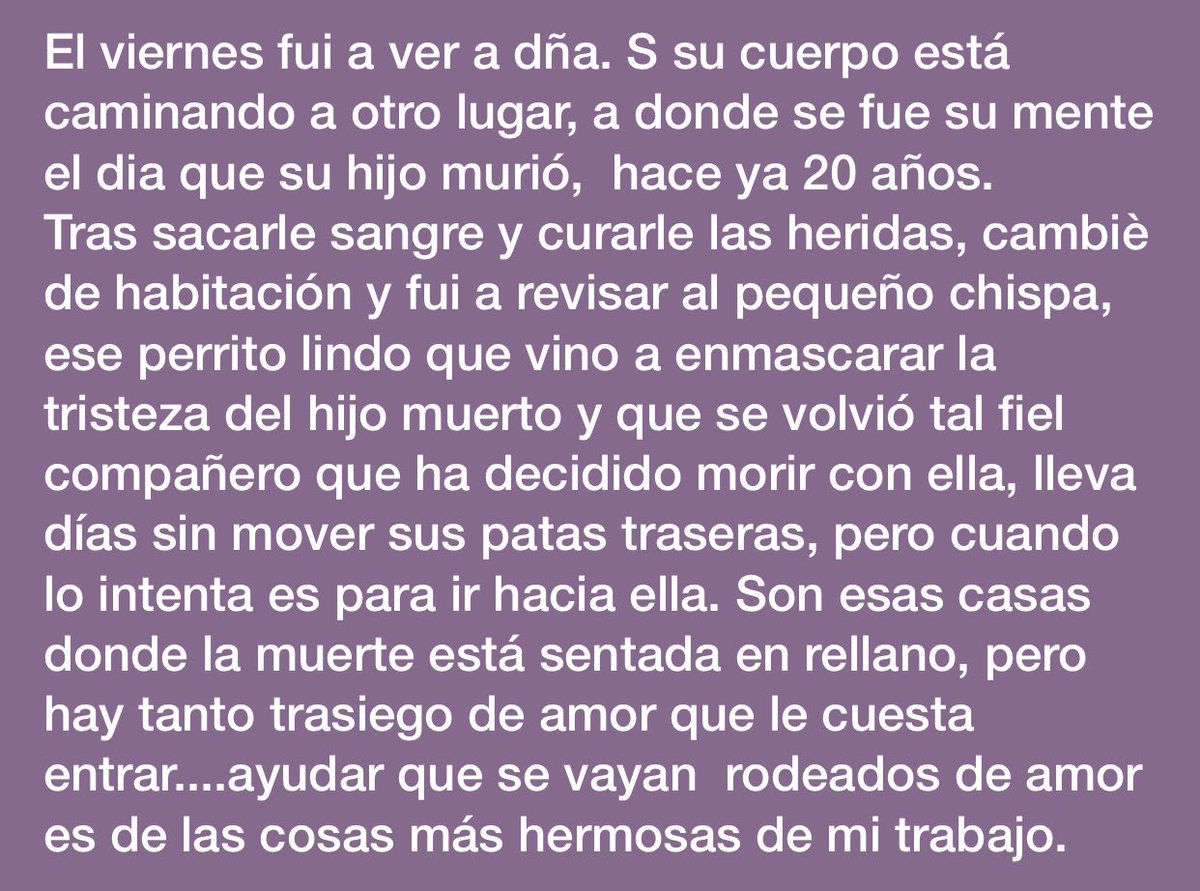 Evisitadoras's tweet photo. Historias de otra Enfermera Visitadora. https://t.co/5BlHWURbf0