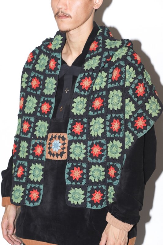 乱痴気 別注カラー / Story mfg 大判ストール 即納翌日発送 メンズ