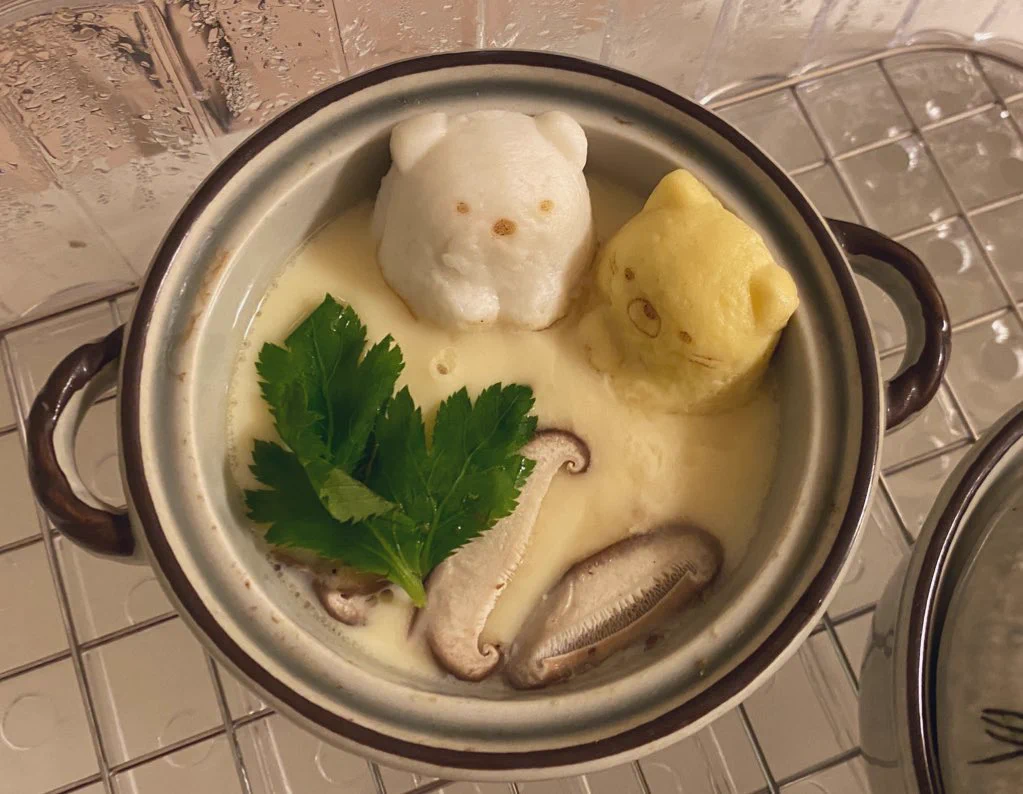 すみっコぐらしファンはやってみて！かまぼこで茶碗蒸しを作ると超可愛い！