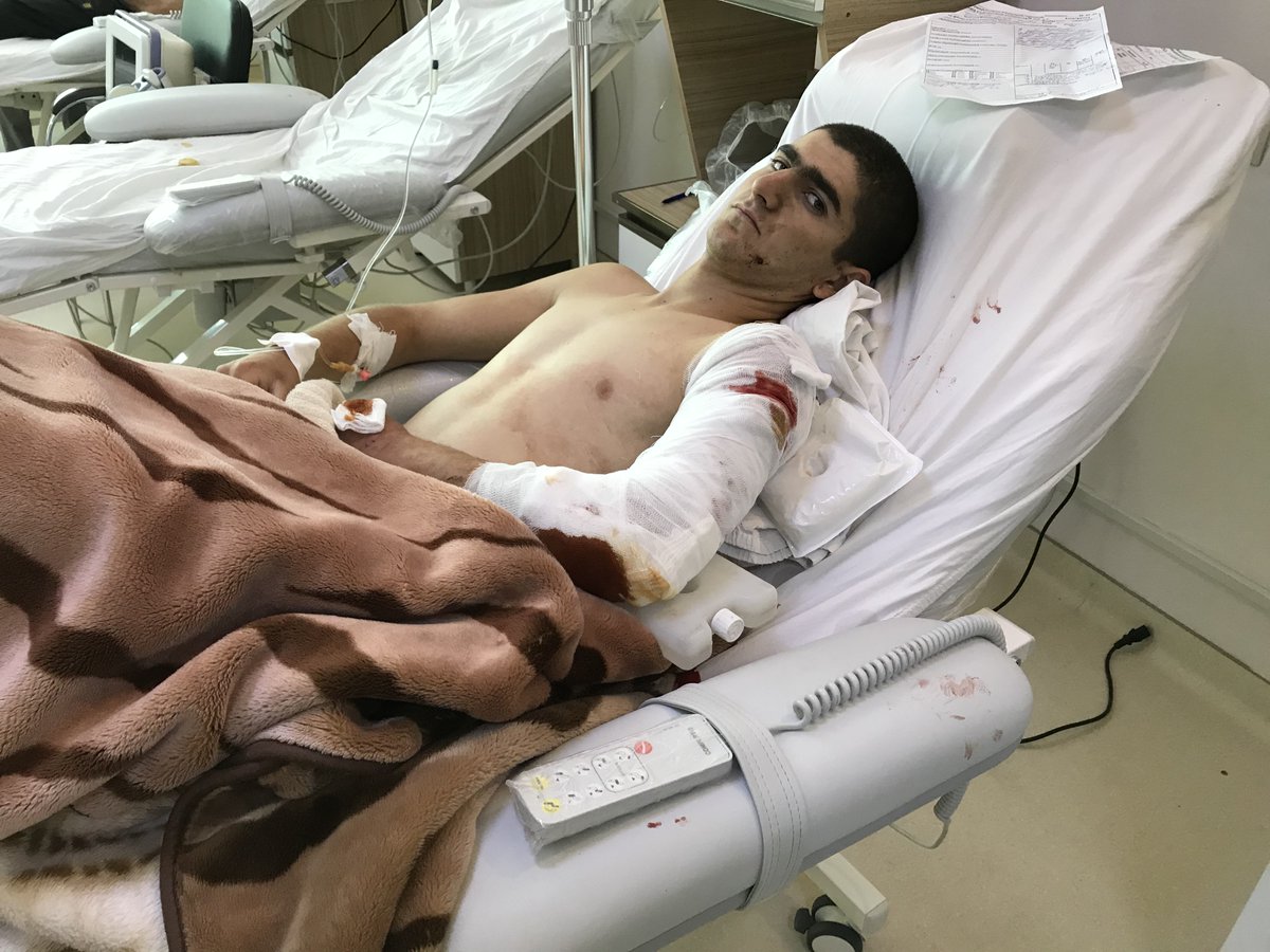 Artak_Beglaryan's tweet photo. #Artsakh/#Karabakh #Ombudsman launched fact-finding mission on #Azerbaijan's today attack to civilian settlements.
2 civilian deaths &amp; tens of wounded are confirmed, large infrastructure damages.
Az is intentionally targetting civilian objects, including capital #Stepanakert. https://t.co/GNAE7EN753