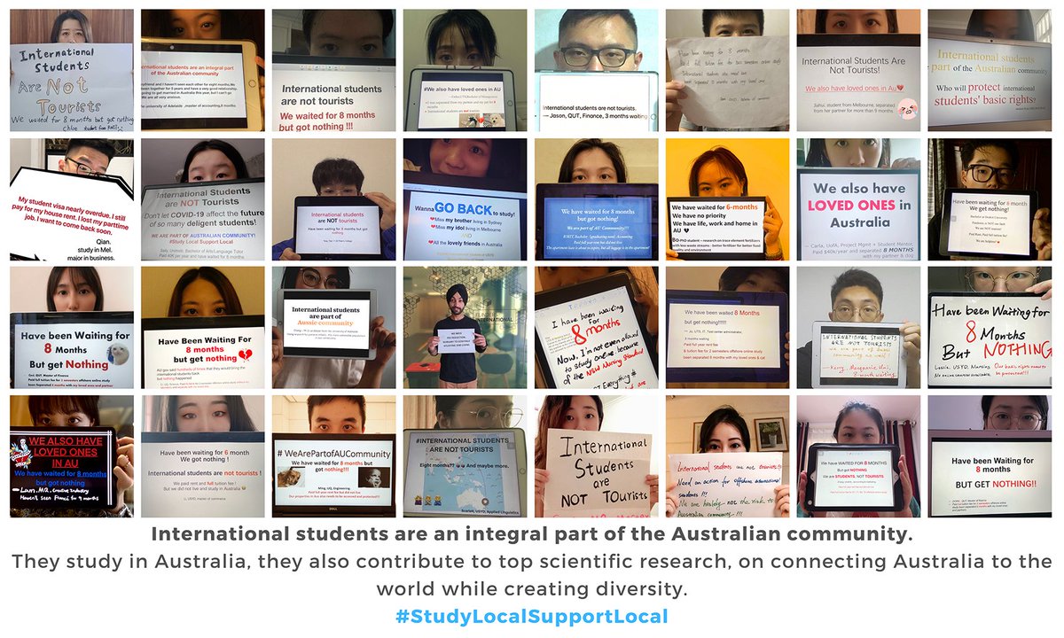 StudyLocalAus's tweet photo. In 2020, we are missing a part of our community. 🇦🇺 International students study, work and support local businesses here. All those benefits Australia as a whole.
Just like how international students support us, now it's time to support them.
Read more: #StudyLocalSupportLocal https://t.co/Rr1d384FZv