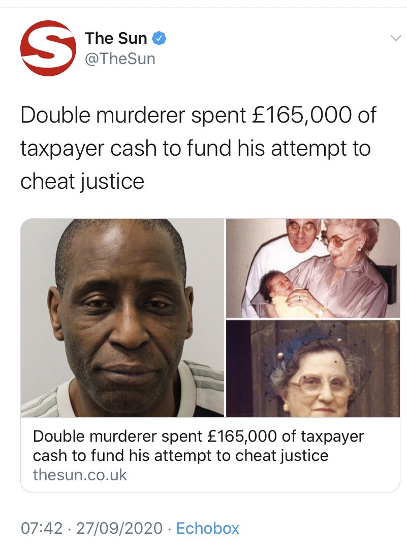 1. Firstly, this man did not “spend £165,000”. That is a lie. This was the overall cost of legal aid in long-running serious criminal proceedings. This is like saying someone who receives a NHS heart transplant is “spends” the cost of the operation. It’s nonsensical.