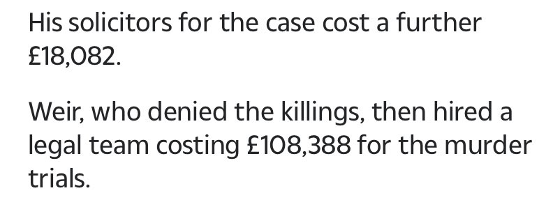 7. The deceit is astounding. Just look at this paragraph. He “hired a legal team costing £108,388”. Like he leafed through a catalogue and picked the most expensive.Whereas the truth is that legal aid rates are fixed by the government far below market rates.