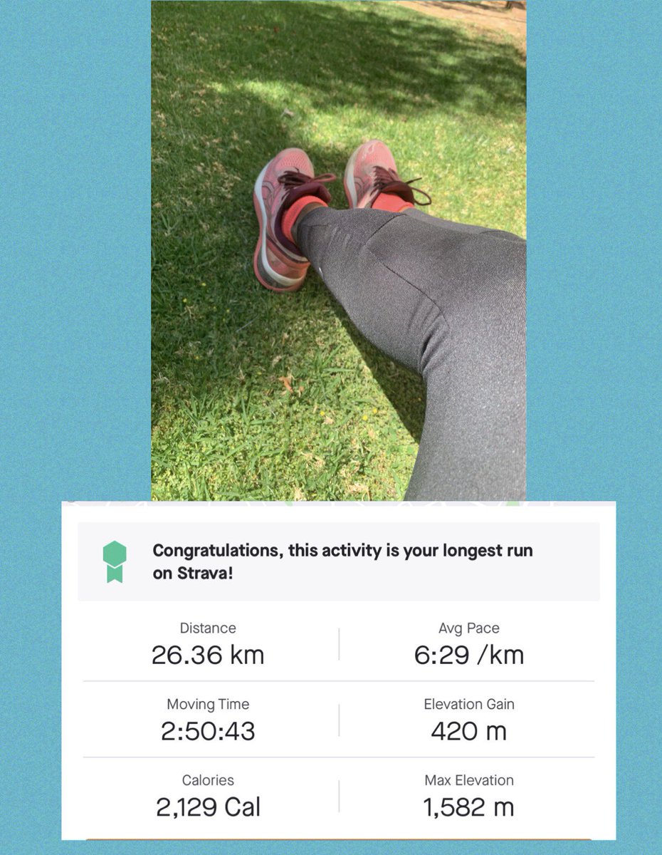 ThandieMwape's tweet photo. Fetched!

🏃🏽‍♀️4th half marathon this September! YAY ME 👏🏾😉! Went on &amp; gave it a little extra kms even w the many uphills 🧗‍♀️🔥 

#FetchYourBody2020 
#RunningWithTumiSole🇿🇦 @RunningWithTum1 @tumisole 
#runningwithnature ☘️🍁 💦🌍 
#mindbodyspirit 
#Bakwetu🇿🇲 🇨🇦 
#ZedRunner🇿🇲
#asics https://t.co/7z62D8o2Tu