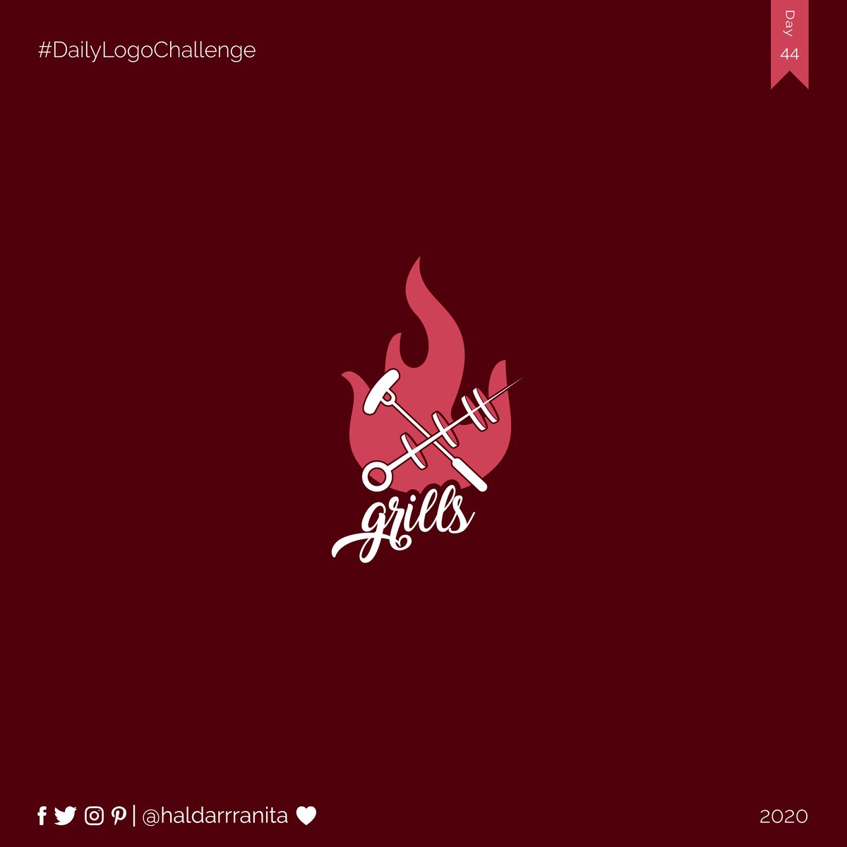 ranitadesignz's tweet photo. Day 44/50 🎨🖌 Logo Prompt :  Food Truck Logo

Name: Grills

#DailyLogoChallenge
#50DaysofLogo

Each day a new challenge.I continue, for how long..... let's  see.

6 more to go....

#dailylogochallengeday44

#abstractlogo #vector #vectorart #art #illustration #design https://t.co/AMTqzFLsM9