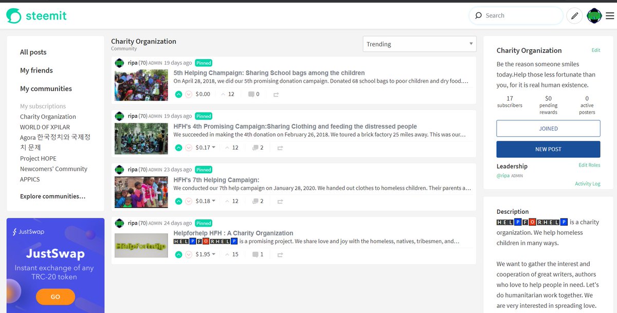 HelpforhelpH's tweet image. Guys, You may be interested on our steemit.com charity club 

steemit.com/hive-135569/@r…