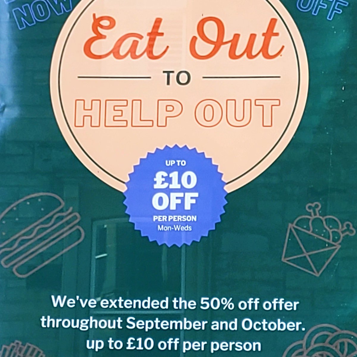 Still time to book for our great offer..... running all through the rest of Sept &amp; Oct. Prebooked tables only. #royalmileedinburgh #familyfriendly #highstreetedinburgh #eatouttohelpout #fishandchips #dogfriendlypub
