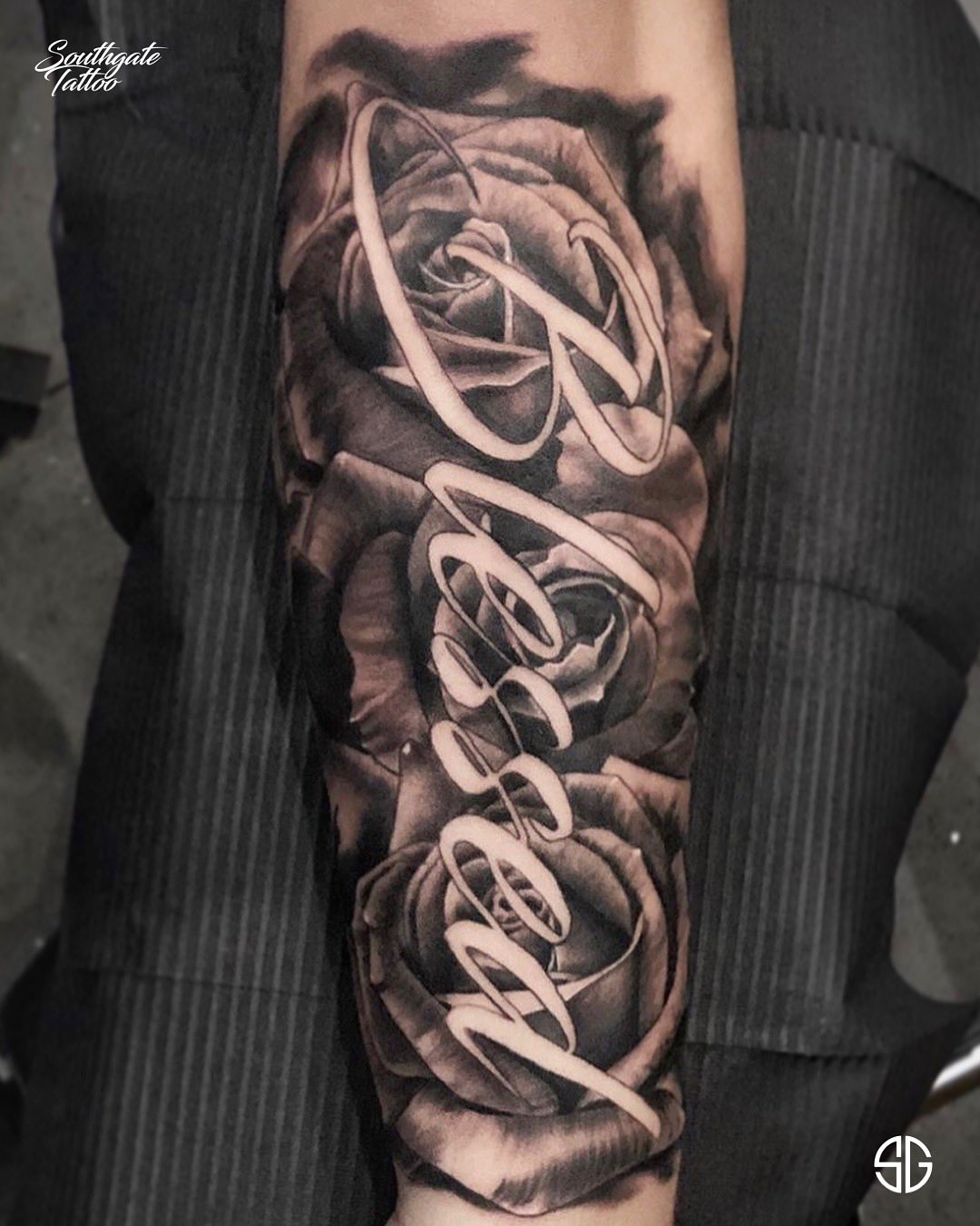 Blessed outer forearm tattoo  Patriarch Tattoo Company  Facebook