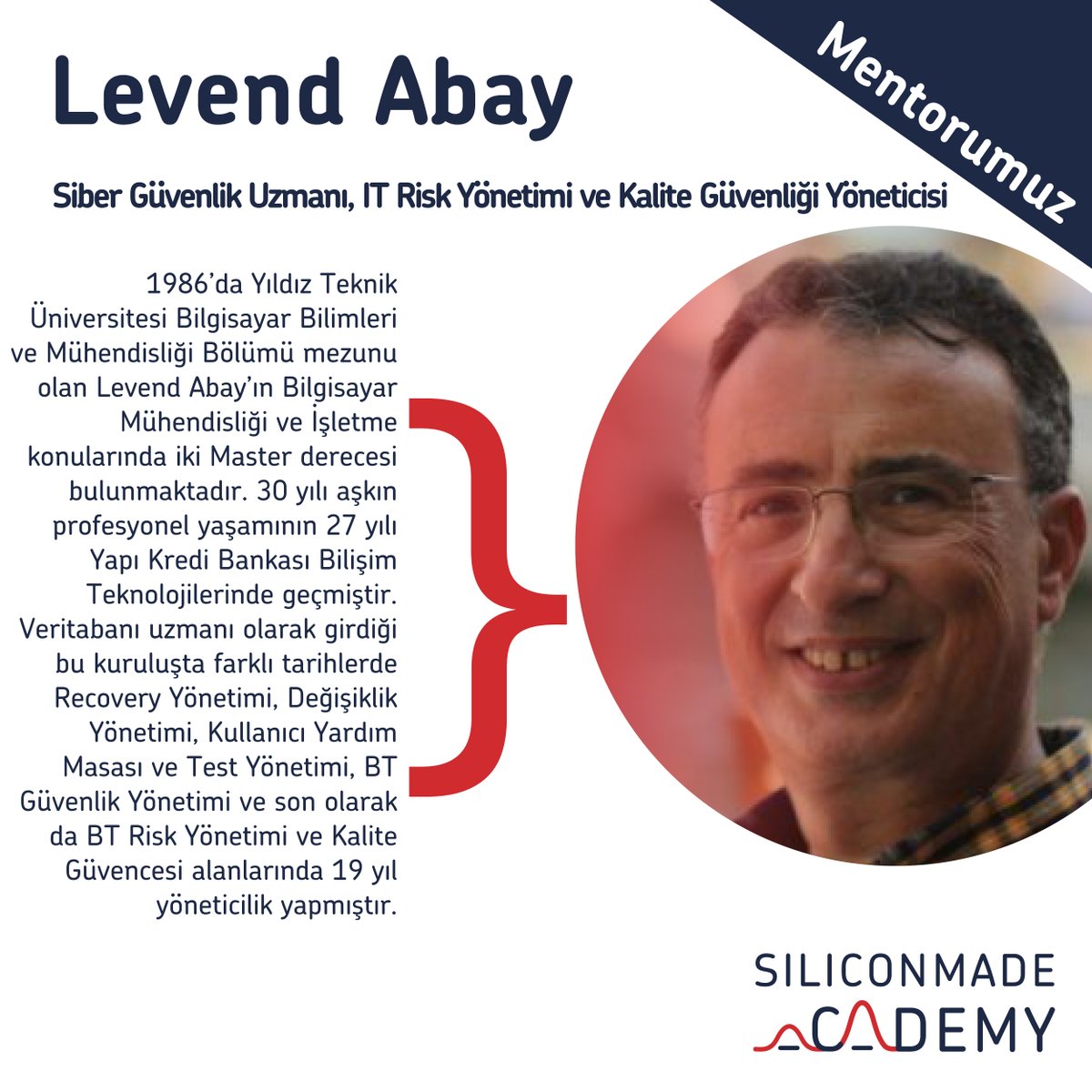 Siliconmade Academy (@siliconmadeacad) on Twitter photo 1986’da Yıldız Teknik Üniversitesi Bilgisayar Bilimleri ve Mühendisliği Bölümü mezunu olan <a href="/levendabay/">Levend Abay</a> 'ın Bilgisayar Mühendisliği ve İşletme konularında iki Master derecesi bulunmaktadır. 1986’da Yıldız Teknik Üniversitesi Bilgisayar Bilimleri ve Mühendisliği Bölümü mezunu olan <a href="/levendabay/">Levend Abay</a> 'ın Bilgisayar Mühendisliği ve İşletme konularında iki Master derecesi bulunmaktadır.