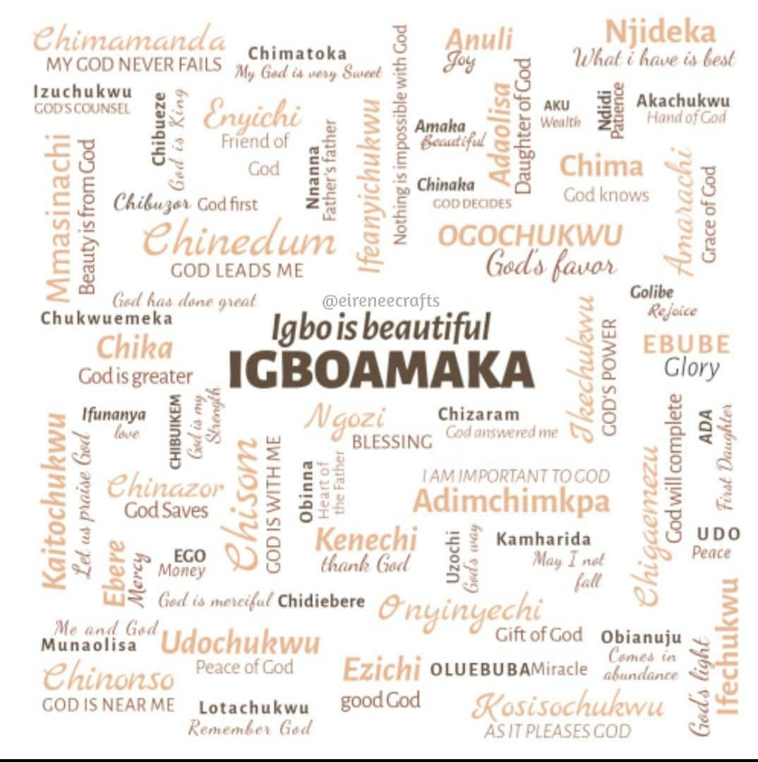 Xpsilver1's tweet photo. As we continue to advance & adapt in a changing world, we must not forget our roots. For a people without roots have no identity. Give your children Igbo names. A name says I have a history, a name says the future will not wash away my footprints in the sands of time. #Adamma https://t.co/hHr8DZ6jkU