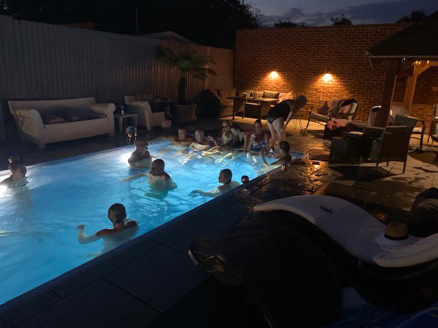 PoolBuildings's tweet image. Another one of our swimming pools being enjoyed by one of our customers and their family. Pre covid of course. #swimmingpool #fibreglasspools #gardening #staycation2020