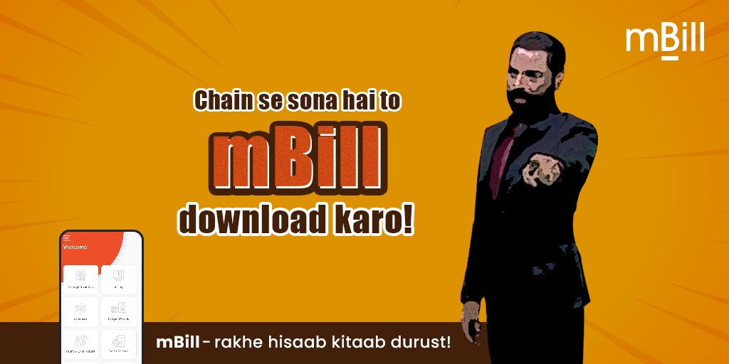 mBill_connect's tweet photo. mBill - jo hisaab kitaab ke apradhon se rakhe door aur sone de chain ki neend!
 
mBill - A Smart Billing App.
Chain se sona hai to download karo!
 
Download from Google Play Store now!
https://t.co/crfE53o5zI 

#BeSmart #BillSmart #mBill #BillingSolution #SmartInventoryManagement https://t.co/kdiWQe7Til