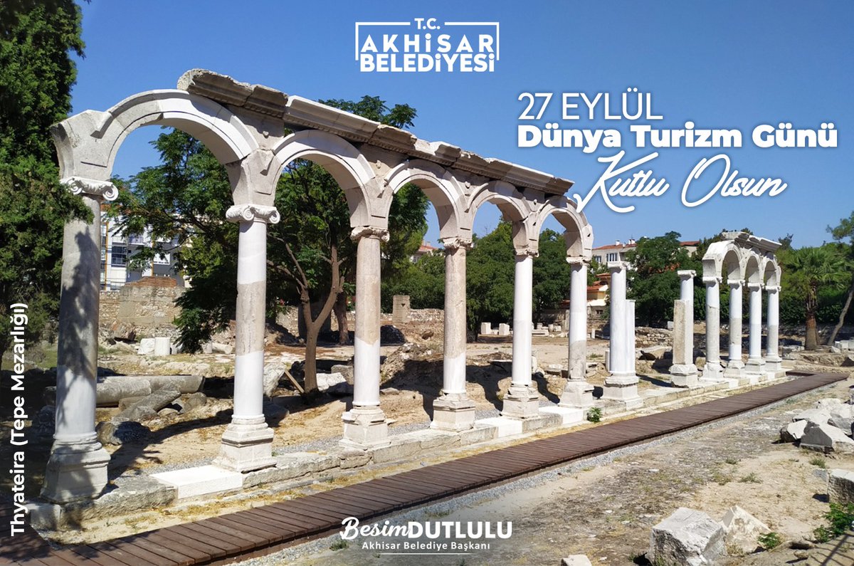 akhisarbelediye's tweet photo. Turizm sektörüne emek ve gönül veren herkesin #DünyaTurizmGünü’nü kutlarız.
📸 #Akhisar - #Thyateira https://t.co/gwBtQwqRW3