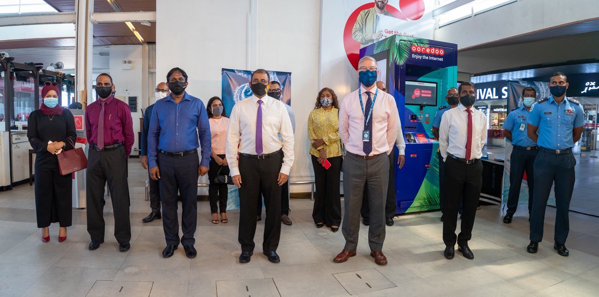 eventmaldives's tweet photo. The launch of the first self-service kiosk for tourists at Velaanaa International Airport by @OoredooMaldives 

Sound setup and visual solution by #eventmaldives
.
.
For all your inquiries write to: events@eventmaldives.com.mv https://t.co/fzayyV84QY