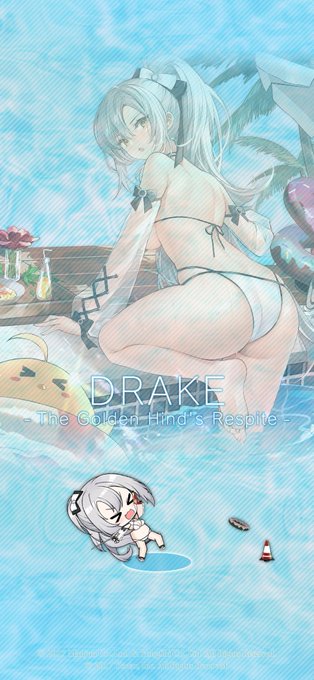 アズレン水着壁紙のtwitterイラスト検索結果