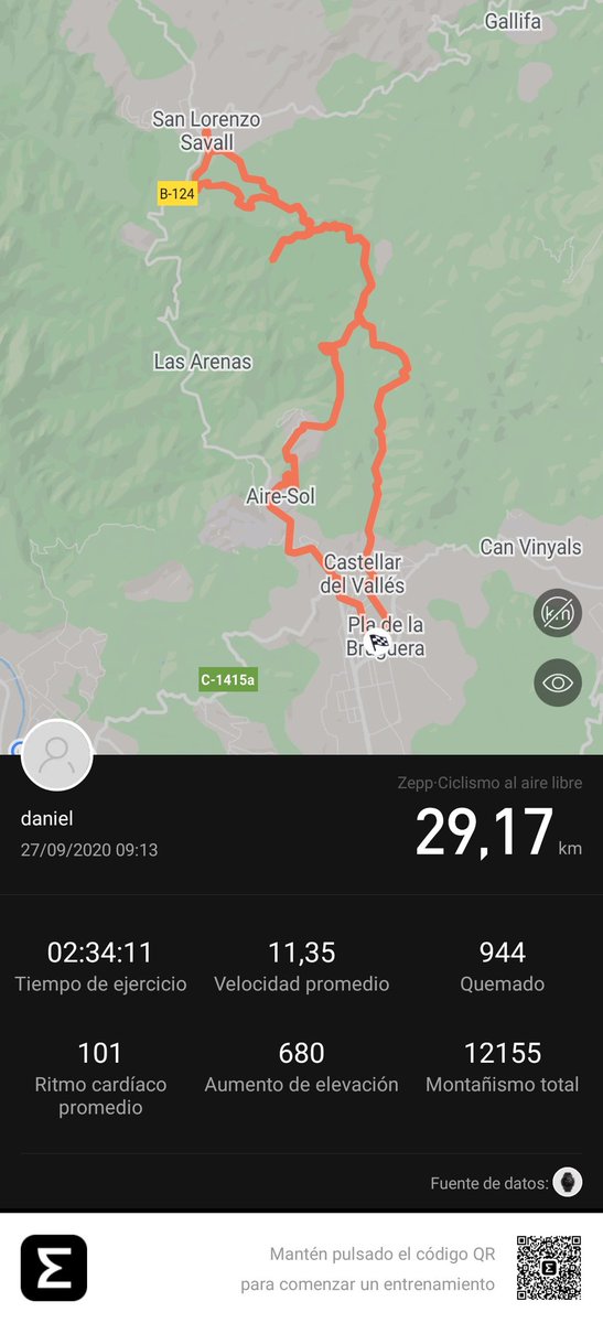 DaniRibot's tweet photo. Domingo de BTT  #Mis rutas https://t.co/0fGIk5ekX0
