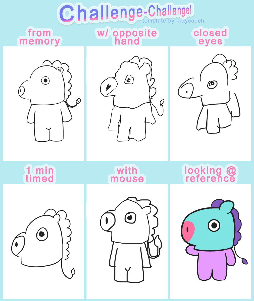 panda_eue's tweet photo. Cursed drawing of Mang 

#challengechallenge #BT21 #BT21Mang https://t.co/TFmTp3CHqM