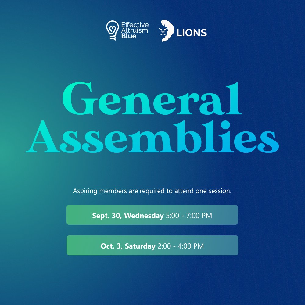 Effective Altruism Blue tweet media