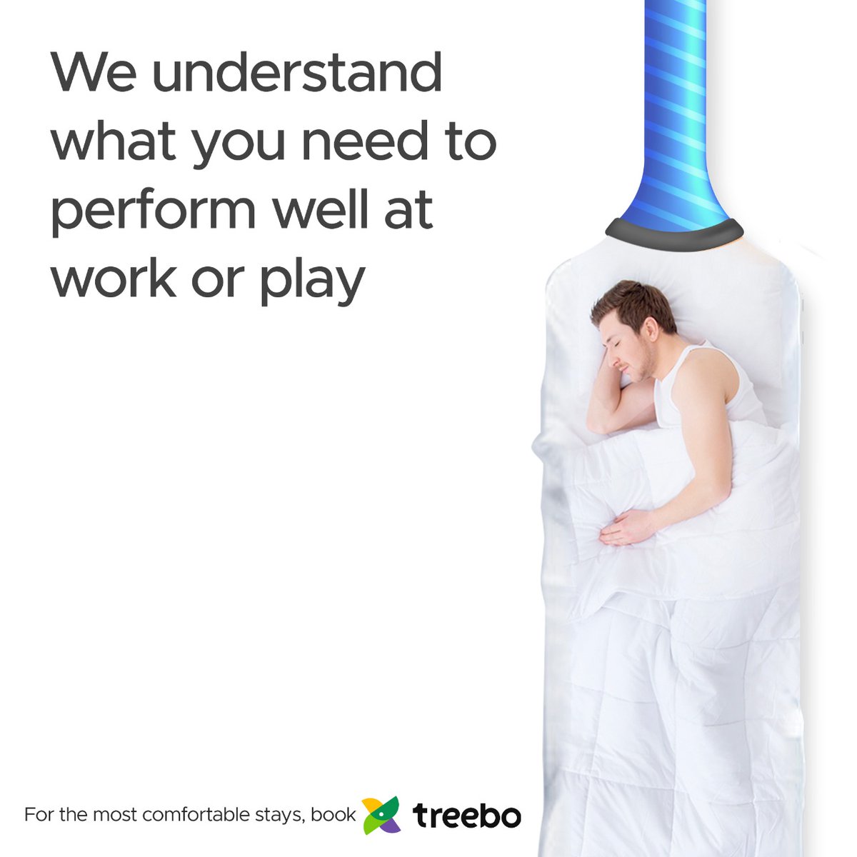 TreeboClub's tweet photo. Performing at the workplace or performing on the field requires a good night's sleep. Book a safe & comfortable stay with Treebo. Call us on +91 9322800100 or visit https://t.co/vJH3uM5y7h for booking.
#treebohotels #StaySafeWithTreebo #RRvKXIP #KLRahul #IPL2020 #safestay #IPL https://t.co/s7H6w3Xwh9