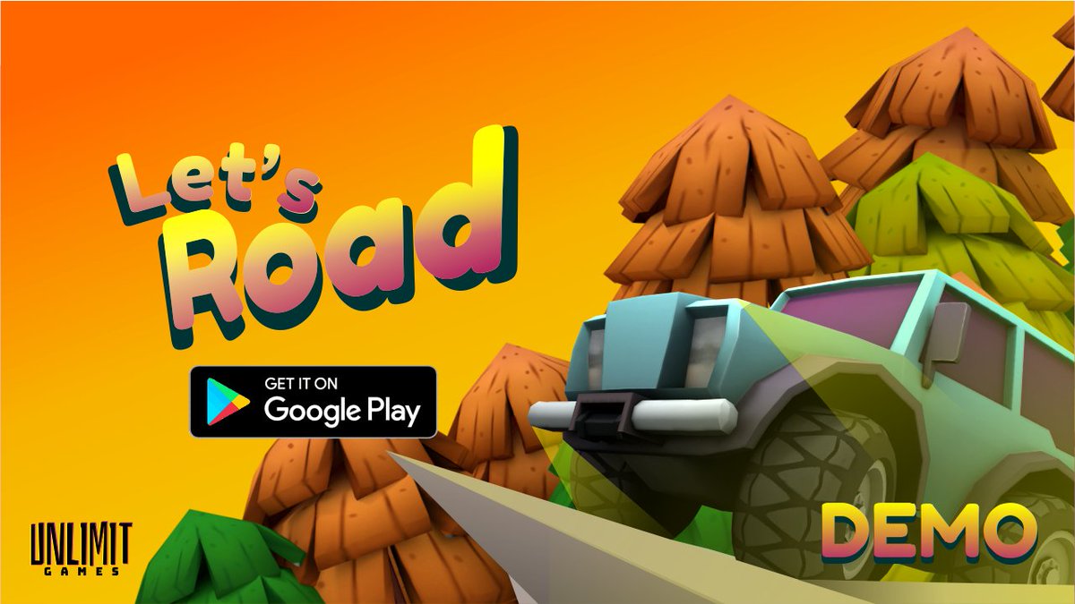 Frandez0's tweet photo. Heiii want some challenge game. Try this one 😁 a lot peoples asking me for the demo of Let's Road so it be and was accept by #playstore  try yours here.. https://t.co/o13Pg7la8Z dont forget its free ads... 😁
 #indiedev #games #MobileGame 
#offroad #gamedev #lowpoly #lowpolyart https://t.co/IEdvHtrwud