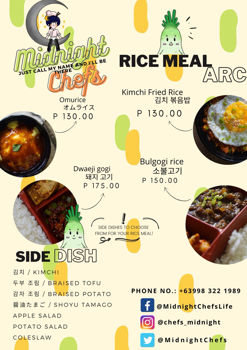 MidnightChefs's tweet photo. here's our menu😉
just message us for your orders and we will respond to you in a heart beat❤️

check us on our facebook and instagram page! https://t.co/Ff60v3ADOp