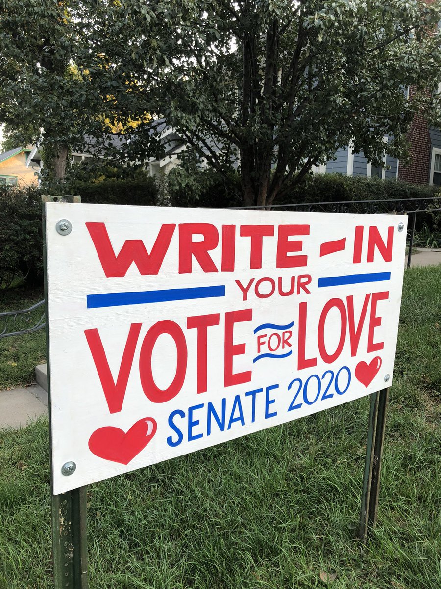 revstephanie's tweet photo. I'm on a mission to #writeinLove ❤️ It's about justice and hope and caring #Senate2020 #NebraskaSenate #PrestonLoveJr and who we are as Nebraskans. https://t.co/aJeQpFxjSw