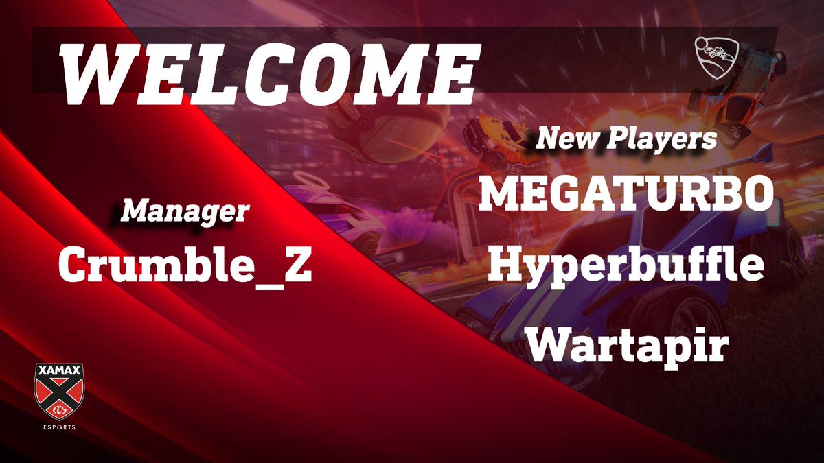 NeuchEsport's tweet photo. ⚠️Annonce⚠️

On est très heureux de nous installer sur une nouvelle scène esportive 💪
VRRooouuuum !!

Bienvenue #RocketLeague 🏎️💨

⚡️Team🤝
🔴Crumble_Z ⚫️MEGATURBO
🔴Hyperbuffle ⚫️Wartapir

#AllezXamax ❤️🖤 https://t.co/ojvJQAaK6N
