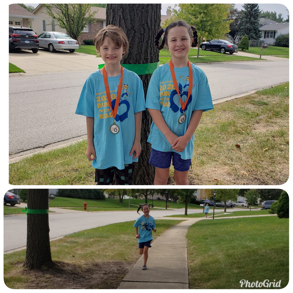 nemofish051's tweet photo. Run to Read 2020 style. Kids still had a blast! @CollinsSchool54 #54RuntoRead https://t.co/RCCM67bUpy