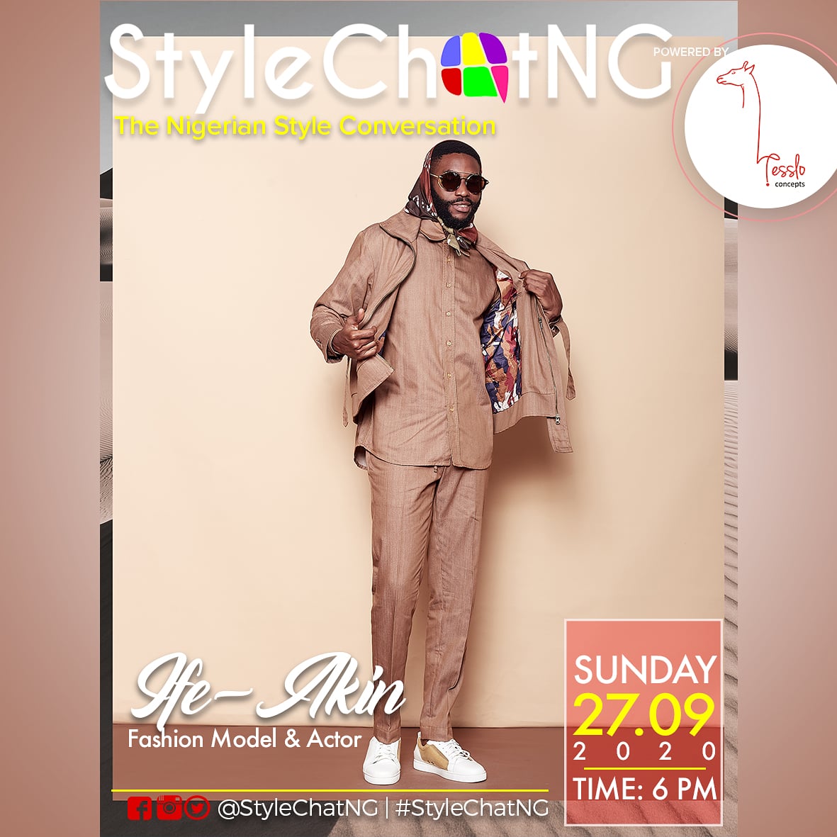 StyleChatNG's tweet photo. It's the Final Episode of what has been an incredibly superb Season 2 of #StyleChatNG and what better way to bring it to a close than to chat with a reputed fashion model and actor who is WINNING!

This evening at 6, the amazing @IFE__AKIN chats with us as our Closing Guest! https://t.co/ayntmdnXdG