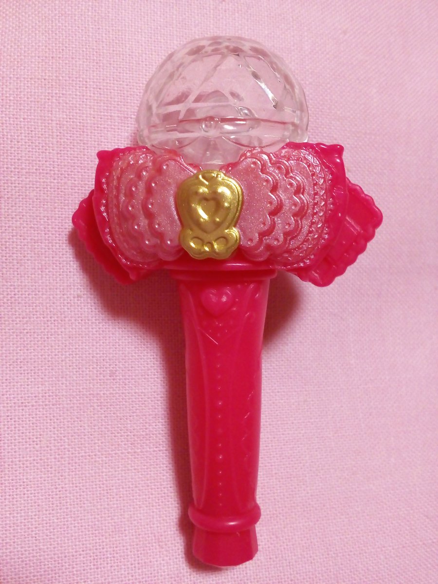 桃野沙織 女児おもちゃ ぬりえコレクター ハピネスチャージプリキュアのなりきりガシャポン第４弾 シャイニングメイクドレッサーとイノセントハーモニーマイク マイクははずれてコスメチップになる プリキュア