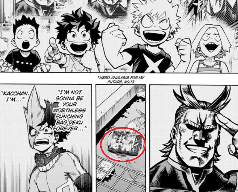 9/ These are all Bakugo's memories...So was he watching when Deku took the notebook out of the koi pond? Because he definitely didn't watch it fall in (was looking away, then walked away).