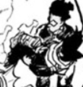 6/ Aizawa's amputated leg is bandaged up (with his own binding wrap).Ectoplasm can give him advice on prosthetics later.