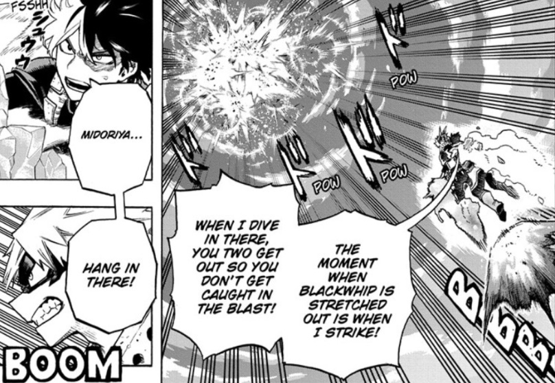 7/ This "B-B-B" SFX (a Horikoshi original, obviously) finishes in the other panel, on the left.