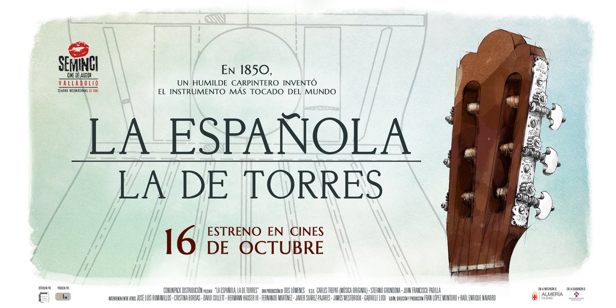 El próximo 16 de Octubre llega a los cines el largometraje documental andaluz #LaEspañola #LaDeTorres  tras su preestreno con la colaboración de <a href="/fundacionsgae/">PAlHl</a> Próximo preestreno digital 15 de Octubre con la colaboración de <a href="/el_pais/">EL PAÍS</a> #CulturaSegura <a href="/InstCervantes/">Instituto Cervantes</a> <a href="/CineICAA/">ICAA</a>