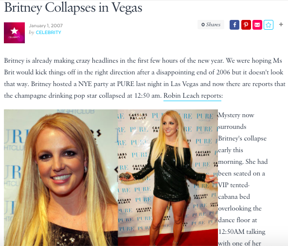 Larry Rudolph was also there when Britney collapsed on New Years and had to be carried out of the club. He tried denying this report the next day.  #FreeBritney