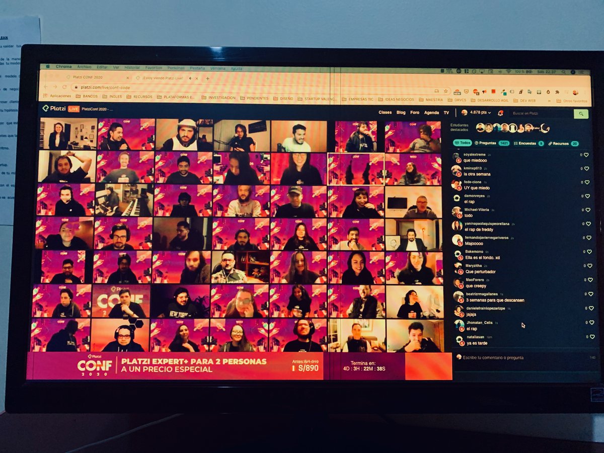yacodev's tweet image. Sé que la  #PlatziConf  fue el trabajo de todo un equipo, pero ayer me quedo más claro que nunca que @freddier  es el corazón de @platzi. Gran evento!!!