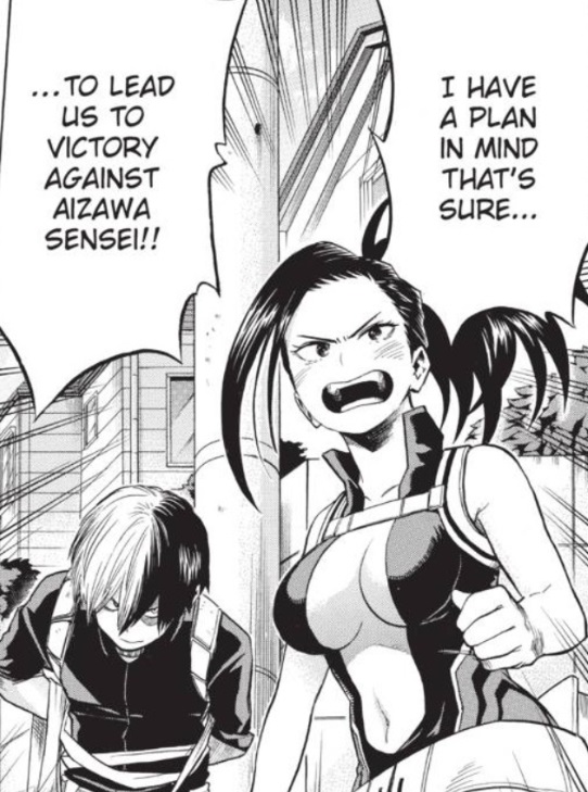 16/ Only two other "rising" chapters:-Yaoyorozu Rising (ch63, also volume 8 title; also, only her last name)-All Might Rising (special chapter for 1st movie)