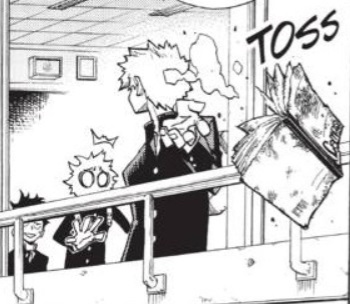 9/ These are all Bakugo's memories...So was he watching when Deku took the notebook out of the koi pond? Because he definitely didn't watch it fall in (was looking away, then walked away).