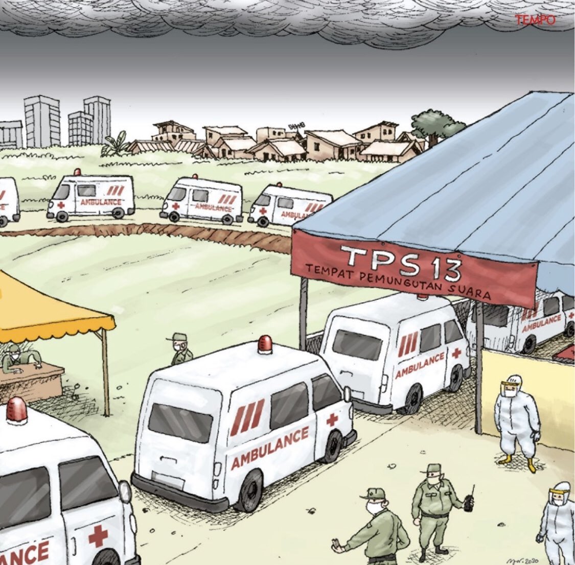 Sebuah ilustrasi menarik dari Tempo.