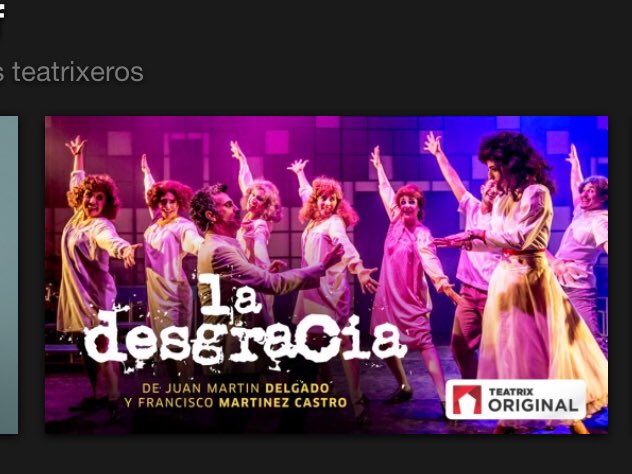 #Musicales siempre la recomiendo y me alegra volver a verla <a href="/ladesgraciaok/">La Desgracia</a> un pueblo conmocionado por muertes a causa de una peste llamada LA DESGRACIA!  Todos quieren saber qué pasa!!! Imperdible el elenco es,....TODO Lo que esta bien!