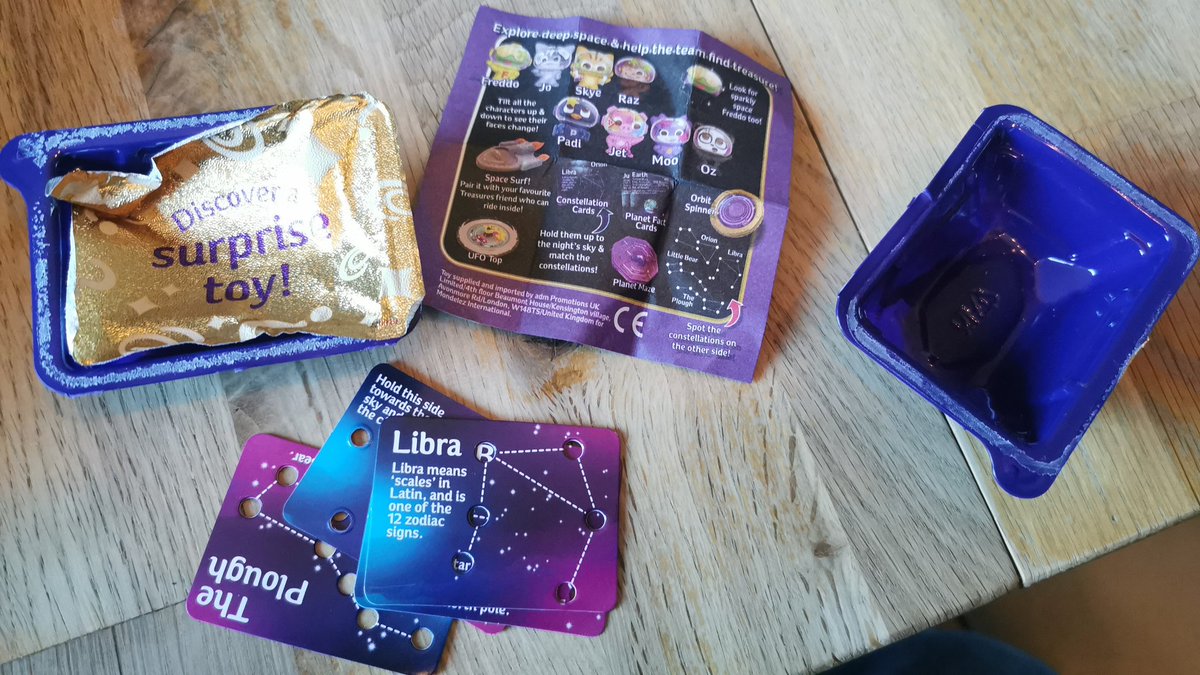 This <a href="/CadburyUK/">Cadbury UK</a> Freddo Treasure Chest was supposed to come with a free toy..?? It has not. £1 it cost me for about 10 chocolate buttons... I'll stick with <a href="/KinderBuenoUK/">Bueno UK & IRE</a> next time