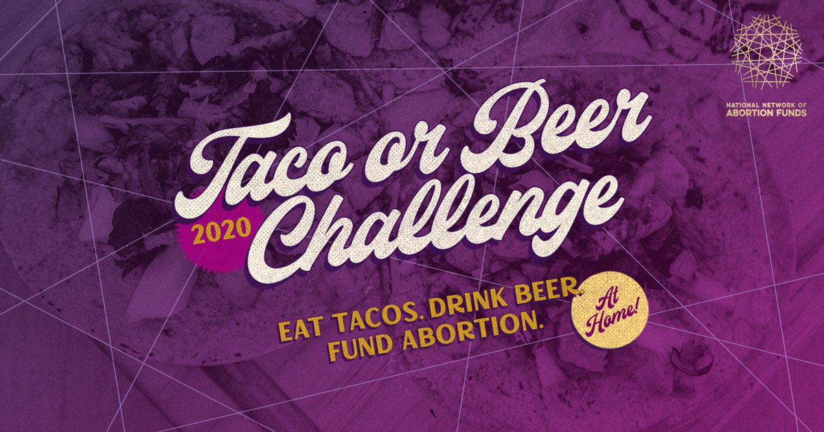 AbortionFundMD's tweet photo. 💜 Be a hero for abortion access - and eat a taco while doing it! 🌮

Thanks to BAF supporters @SergioSpanglish &amp; John from @EatTortacos who made a special chicken taco and guacamole recipe for #ToBC20. Make it at home, then donate to the BAF! 

https://t.co/PDh3iJdEdS https://t.co/y7VkBOhUfX