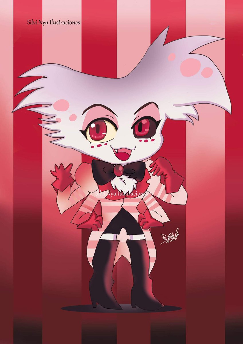 YurichanNya's tweet photo. 🎸🎸I continue with Angel Dust my favorite character chibi version I had fun drawing him - ^^ -🎸🤘🎸🤘
#fanart #HazbinHotelFanart #hazbin #hotel #angeldusthazbinhotel #drawing #angel #dust #deaw #colors #chibiversion #artkawaii #cuteart #kawaiangeldust #cute https://t.co/UPBrhaZMki