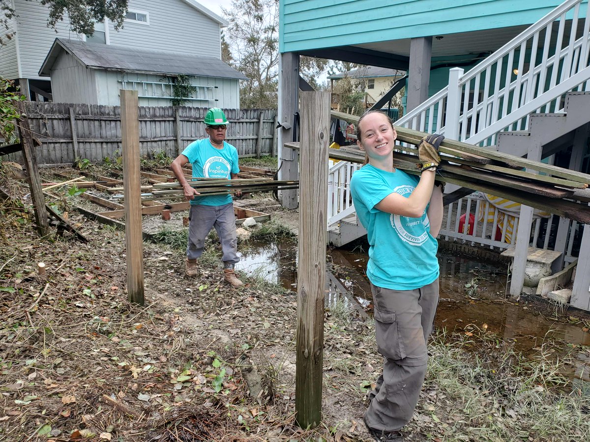 weareinspiritus's tweet photo. Our Disaster response debris removal is made possible by the sheer determination of our volunteers and the kind support from our valued partners. https://t.co/rYDv5mAUJi