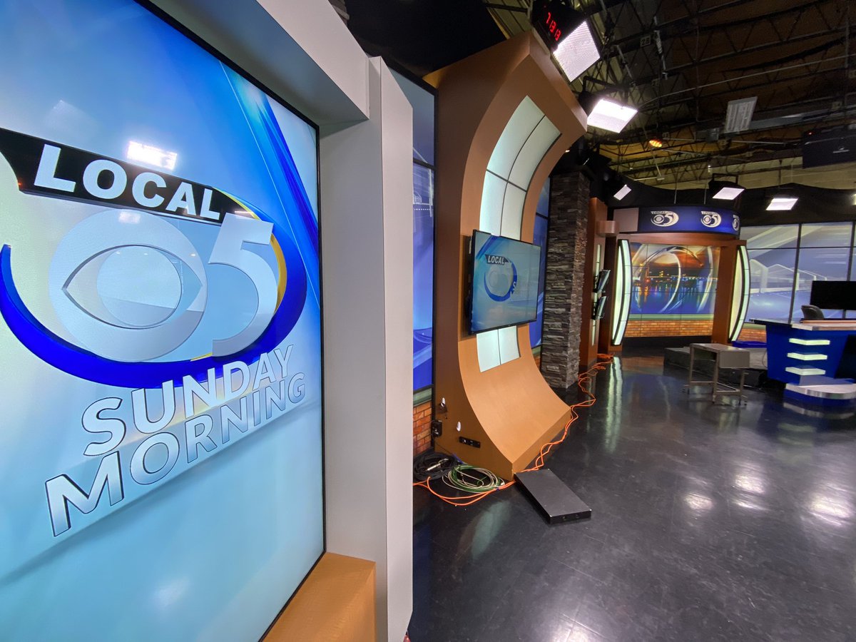 CalvinLewisTV's tweet photo. Had a new view this morning! 👀
If you tuned in to #Local5SundayMorning, you may have noticed a change. That’s bc we’ve got a new(ish) set! I do like the change in scenery but I will say I miss my chair 😅 https://t.co/NWaaLrbTZd