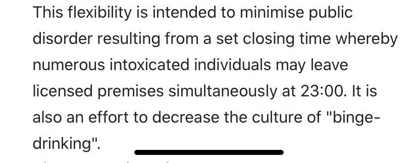 Hey @BorisJohnson @MattHancock & @OliverDowden - did you forget why they changed the licensing laws 17 years ago, so that everywhere wasn’t closing at the same time? If you did, it’s clearly set out in the Licensing Act 2003